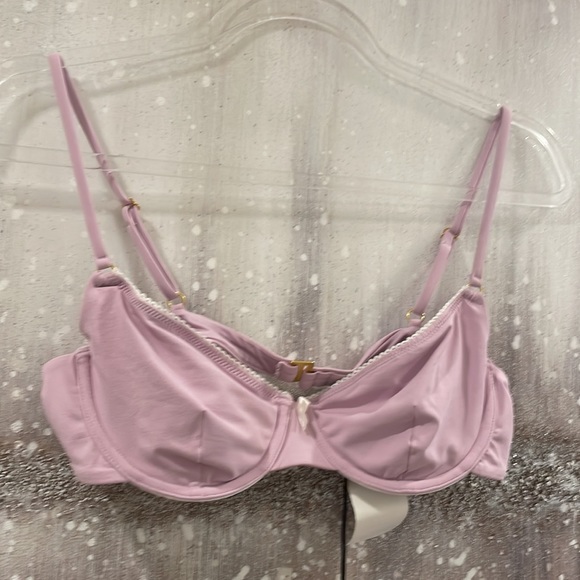 🌸 💜 We Wore What vintage lilac bra top or swim top💜🌸 - Picture 3 of 8